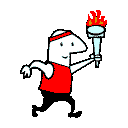 Olympic Torch Runner
